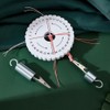 AHANDMAKER 2 Stück Krokodilklemmen Aus Eisen Mit Haken, 2 Stile,