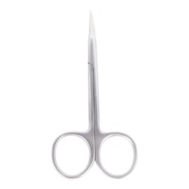 Tijeras Profesionales para Cutículas con Punta Puntiaguda y Precisa, Tijeras de Manicura de Hoja Curva de Acero Inoxidable para Salón de Uñas en Casa
