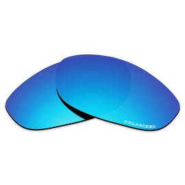 Alphax Ice Blue Optimized Polarized Engraved Replacement Lenses for Oakley Monster Dog