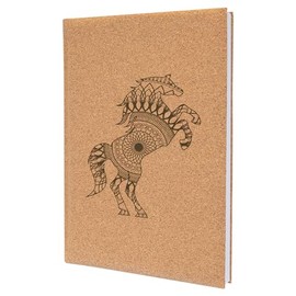Freedom Horse Engraved Notebook Artistic Laser Engraved Journal Symbolizing Strength and Liberty Perfect Gift for Horse Lovers