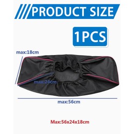 SCJJZ Winch Covers, Cover for Winch, Protective Cover, Winch, 8,000-17,500 lbs Capacity, Trailer SUVs, UV-Resistant, for Most Electric Winches