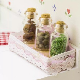 Factory Direct Craft Dollhouse Miniature Wood Spice Rack | 6 Pieces