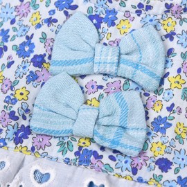 Kuguru Japan KAP107-01 Kids Apron, Blue, 39.4 inches (100 cm), blue