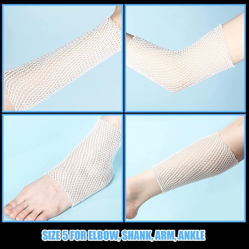 Tubular Bandage Elastic Net Wound Dressing Elastic Dressing Retainer Tubular