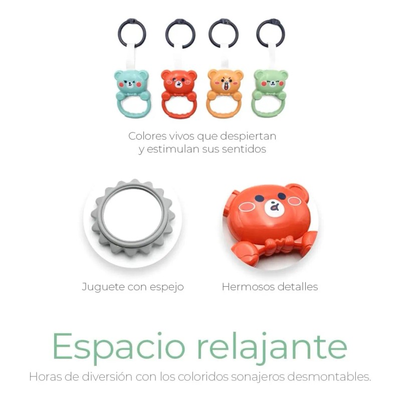 Gimnasio Para Bebés Con Piano Juguete Baby Gym Musical