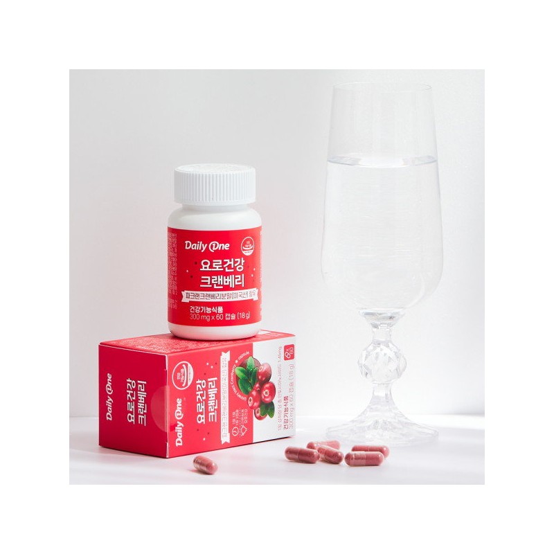 Daily One Urinary Tract Health Cranberry 300mg / 데일리원 요로건강