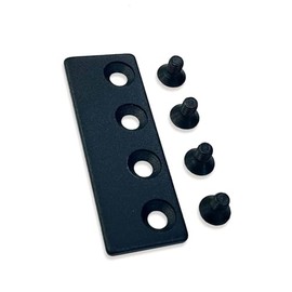 ROYMELO Black Barn Door Hardware Track Connector