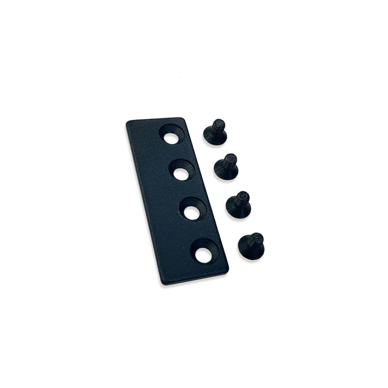 ROYMELO Black Barn Door Hardware Track Connector