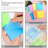 Operitacx 6 Books Colorful Sticky Notes Sticking Memo Pads Self-stick