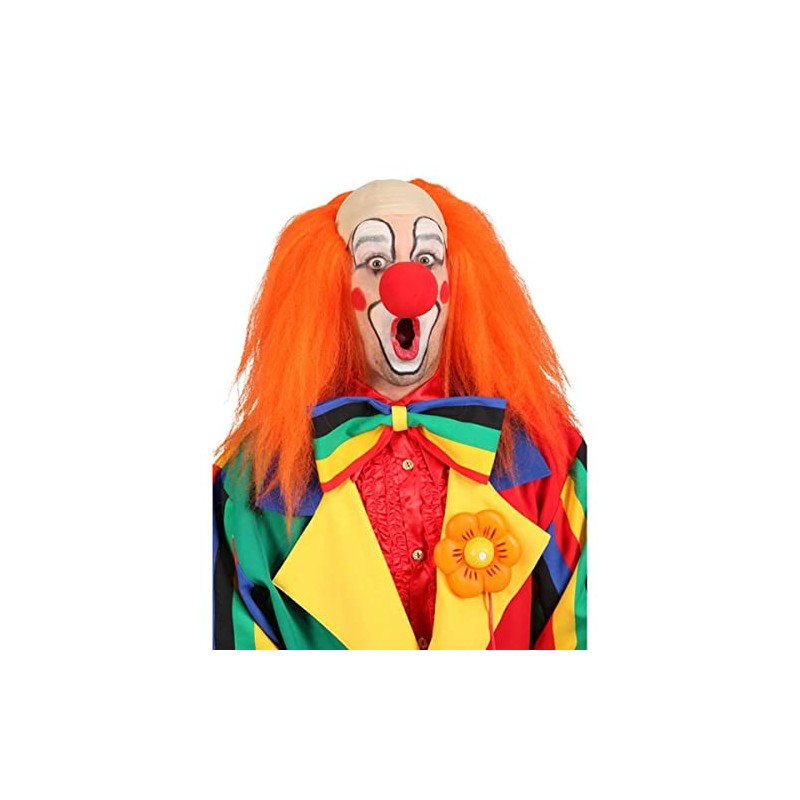 Clown Wig with Orange