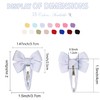 30PCS Small Snap Baby Hair Bows Clips for Girls Grosgrain