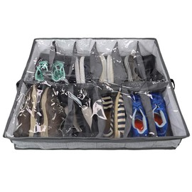 Home Basics Herringbone Closet Storage (1, Under The Bed Shoe Organizer)