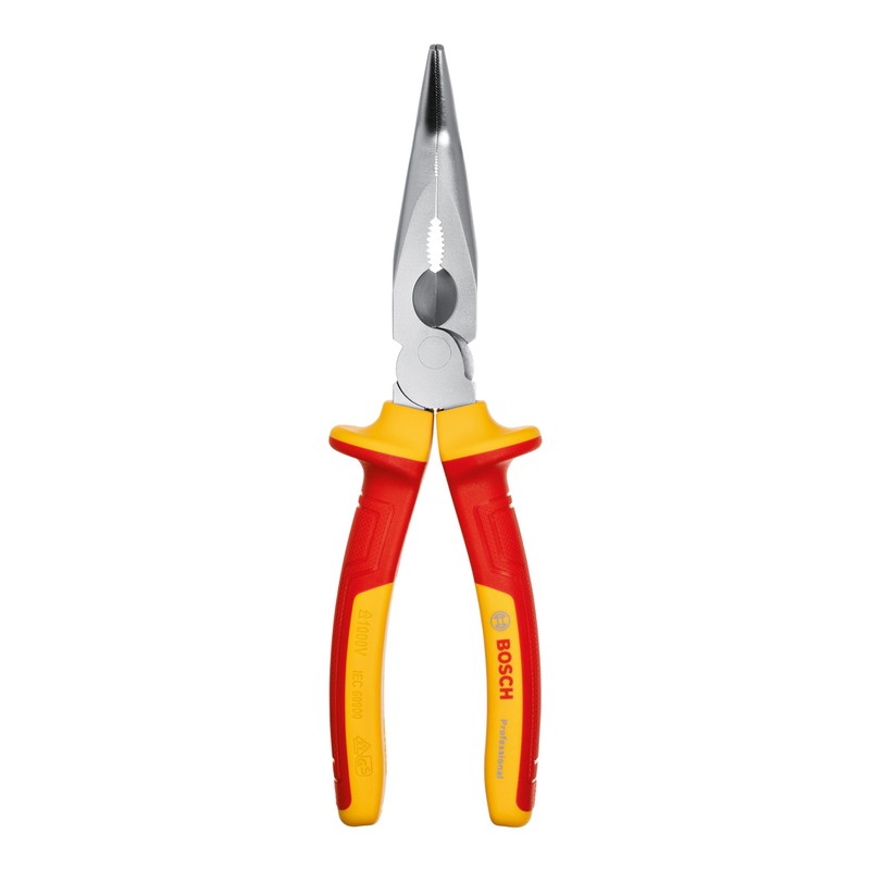 Bosch Professional VDE Long Nose Pliers Bent 40° – 200