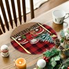 Artoid Mode Red Buffalo Plaid Xmas Trees Car Merry Christmas