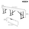 Lifetime 80305 Portable Folding Bench, White