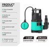 Prostormer Sump Pump, 2000GPH 1/2 HP Submersible Water Pump with