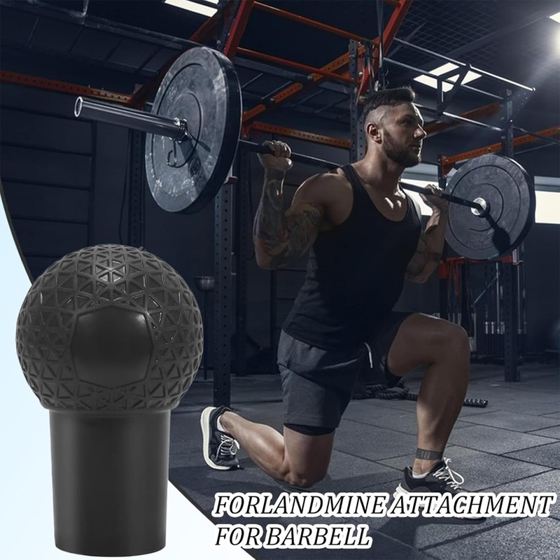 AMBEERT Landmine Attachment for Barbell, Barbell Bomb, 360° Rotation Portable