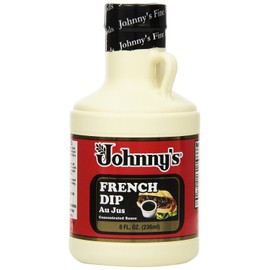 Johnny's French Dip Au Jus Concentrated Sauce, 8 Fl Oz (Pack of 6)