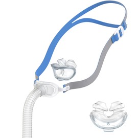 MEDICOLOR Replacement Set for Airfit P10 - Includes Head Strap, Nasal Cushion (S) and Frame System, Soft & Silent, All-in-one CPAP Supply Kit for Comfort Wearing