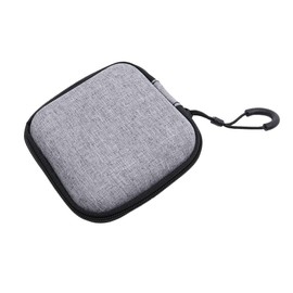 Sarini Eva Headphone Storage Bags, Multi-Functional Headphone Storage, Portable Storage Cases, Portable EVA Zip Shell Carrying Earbud Storage, Shockproof Pouches, Pack of 2