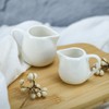 CHOOLD 2 pcs Mini Ceramic Creamer with Handle, Coffee Milk