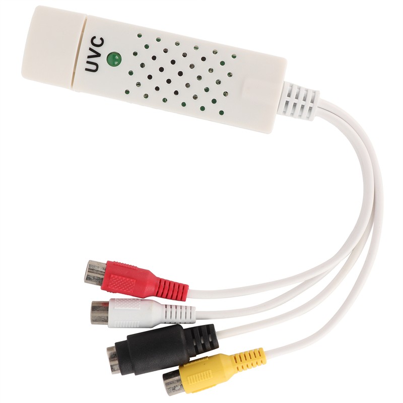 USB Video Capture Card DriveFree Monitoring Computer Accessory with 1Channel