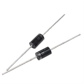 XMGKMN 50PCS 1N4007 IN4007 IN4001 IN4002 IN4004 IN5408 IN5819 IN5822 IN5824 6A10 RU4A 10A10 IN5404 DO-41 Rectifer Diode Copper Feet DIP (Color : IN5408-3A1000V)