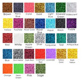 Craft And Party, 32‑Color Extra Fine Glitter Set – 160 g (5 g × 32 Jars) – Assorted Bright, Metallic Colors for Crafts, DIY, Resin, Slime, Nail Art & Makeup – Fine Cosmetic‑Grade Powder