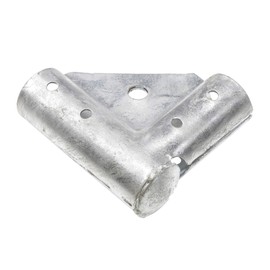 Plum Fittings 1 3/8" x 1 3/8" Chain Link Fence Top Gate Corner | Pressed Steel Top Gate Corner | Top Gate Elbow | Pack of 4