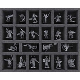 Feldherr FS050A072 Foam Insert Compatible with Chaos Space Marines - 22 Compartments