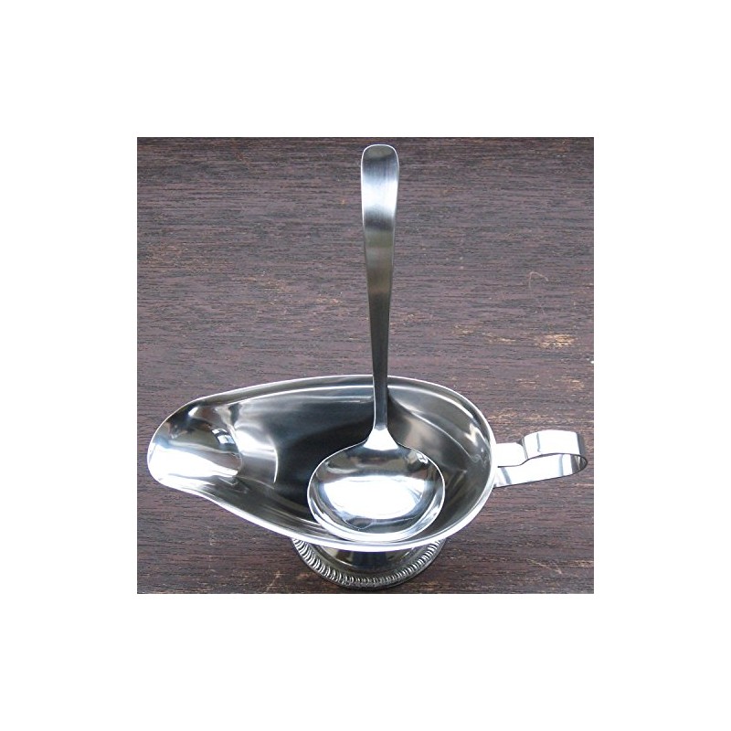 Nagao Tsubamesanjo Sauce Pot Sauce Ladle Set, 4.4 fl oz