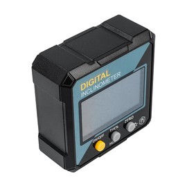 Sarini Digitaler Neigungsmesser, Hochpräzises Winkelmessgerät mit LCD-Anzeige, Mini-Neigungsmesser mit Magnet für den Heimgebrauch und Heimwerkerprojekte