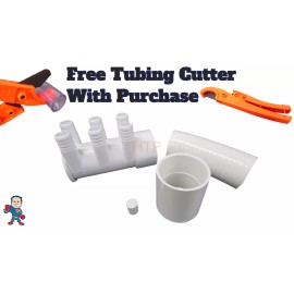 American Spa Parts Water Manifold Base Kit Hot Tub Spa 2"spg x Dead End x (6) 3/4" Video How To