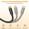 HOSONGIN RCA Splitter 1 Female to 2 Female Audio Cable