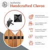 Borderland Rustic Hardware 100 Pack Square Pyramid Door Clavos Decorative