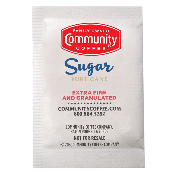 Community Coffee Sugar Bulk Pack, 1000 Count
