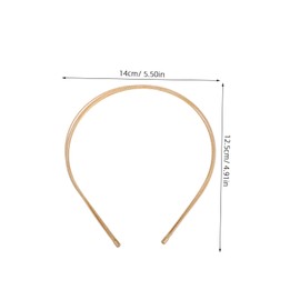 FOMIYES Metal Headband Hair Accessories for Women Design Comfortable Secure Fit
