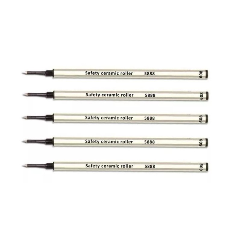 5 - Genuine Schmidt 5888 Safety Ceramic Rollerball Refills -