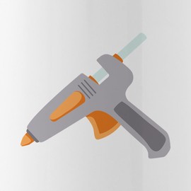 CafePress Craft Glue Gun Water Bottle 1.0L (34 oz) Stainless Steel Water Bottle