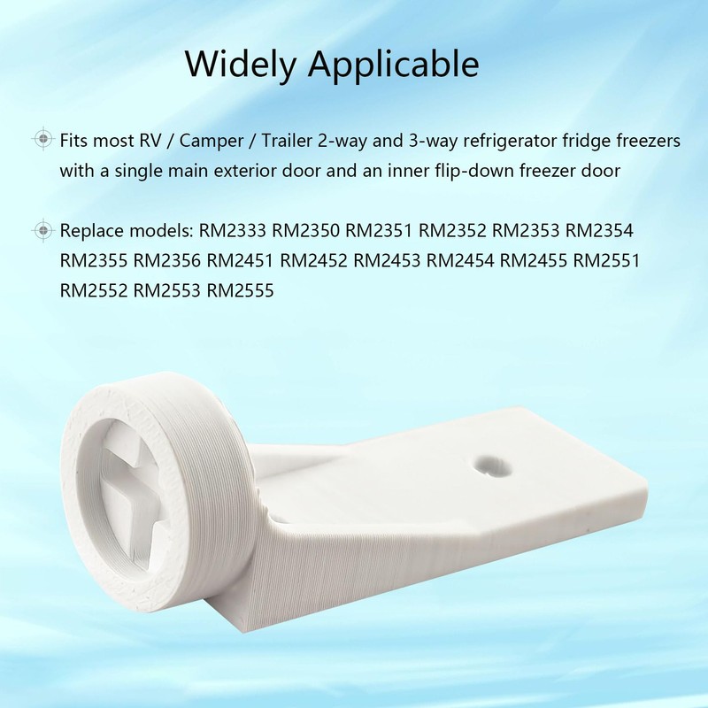 Dicsley 2 Pack Freezer Door Hinge Plate for Dometic 2002244008