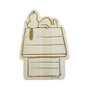 SNOOPY SNO1681 Snoopy House-shaped Cutting Board