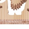 Wood Carving Lamp Dinosaur Hollow Pattern Warm White Light USB