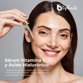Sérum Vitamina C y Ácido Hialurónico 50ml - Suero Facial Hidratante, hidra protection sérum TB, antioxidante e hidratante, para todo tipo de piel, cuidado de la piel