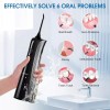 Leominor Water Dental Flosser Pick for Teeth - 5 Modes