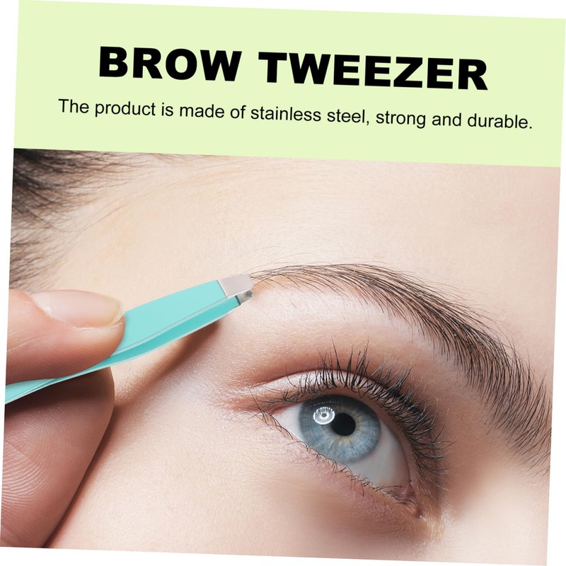 FOMIYES 4pcs Creative Eyebrow Clips Set Ergonomic Tweezers for Eyebrow