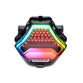 Motorcycle Tail Lights,Led Taillights For Motorcycles With Wireless APP,Motorcycle Brake Light Integrated Running Lamp Brake&Turn Signals For Yamaha Yzf R3 R25 Y15Zr Mt07 Fz07 Lc150