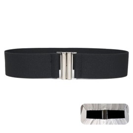 Ginddy Elastic Belt Women,Vintage Elastic Waist Belt Black Elastic Belt Women Stretch Waist Belt for Banquets,Clubs,Parties,Anniversaries,Weddings,Parties,Graduations,Shopping,Daily Life,etc
