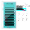 Volume Eyelashes, 5DW D Curl, Mixed Length Eyelash Extension Accessories,