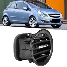 Air Vent, Elegant Concise ABS Material Air Conditioning, Ventilation Panel, Grille Cover, Ventilation Nozzle, Ventilation Grille for Replacement Corsa D (2006-2014)