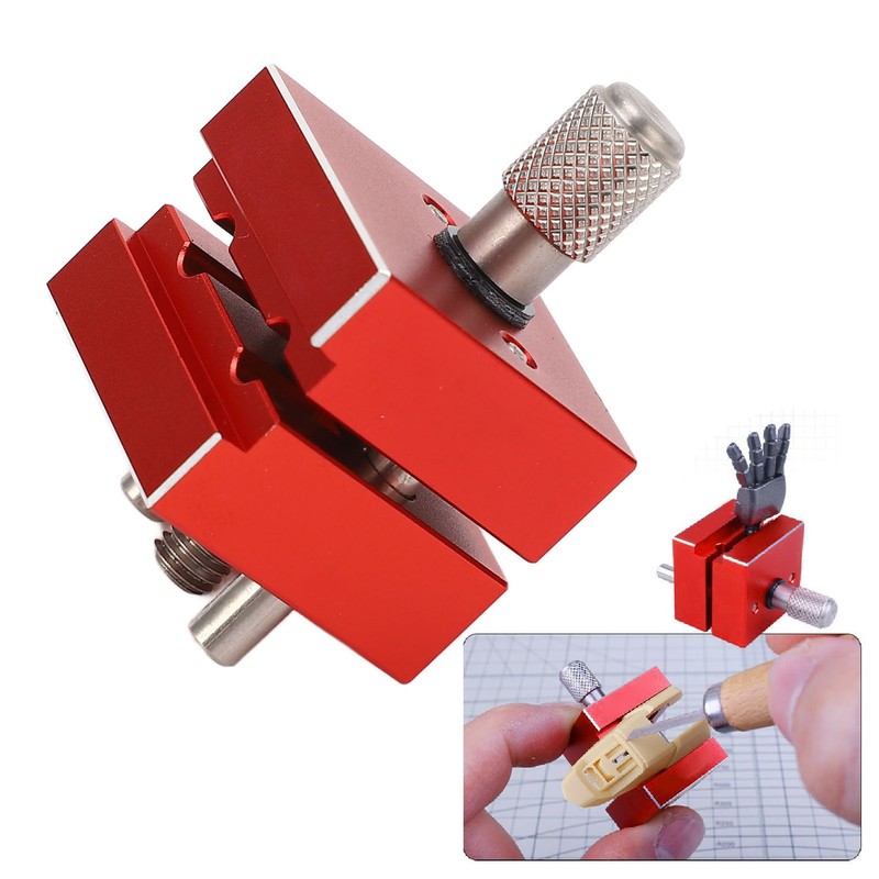 Small Vise with Strong Spring Alloy Steel Adjustable Miniature Bench